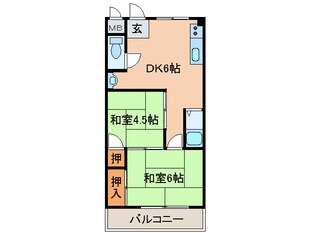 三功マンションの物件間取画像